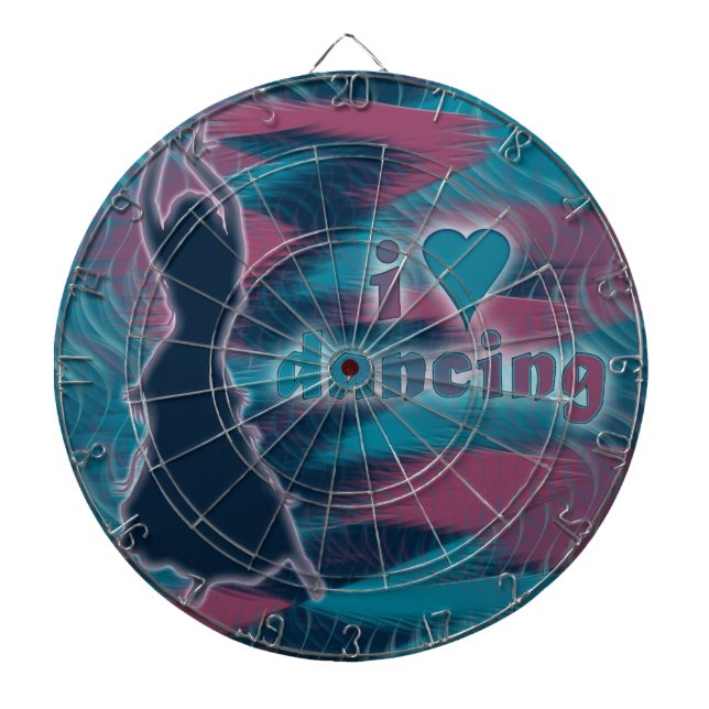 Dancer *Porcha* Dartboard With Darts (Front)