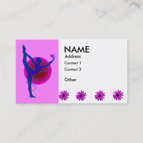 Dancer Pose - Yoga Business Cards
