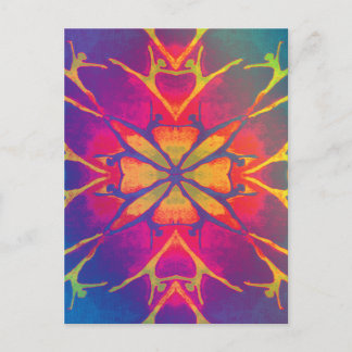 Dancer (Rainbow - Psychedelic) Postcard