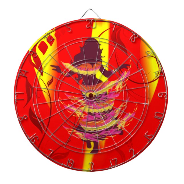 Dancer *Rayjii* Dart Board (Front)