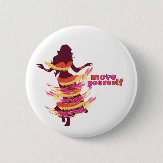 Dancer *Rayjii* Pinback Button (Front)
