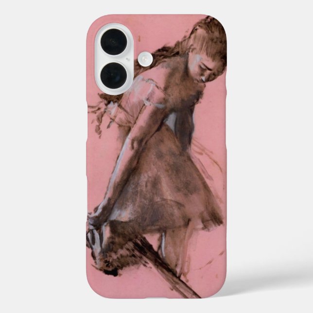 Dancer Slipping on Her Shoe by Edgar Degas Case-Mate iPhone Case (Back)