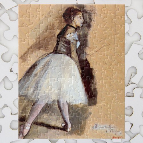 Dancer Standing by Edgar Degas Vintage Ballet Art Jigsaw Puzzle