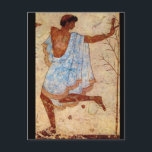 Dancer', Tarquinia, Tombe_Art of Antiquity Postcard<br><div class="desc">Welcome to our store. In our Great Works of Art Store,  we feature masterpieces made by the best artists in history—the masters themselves. This Dancer,  Tarquinia,  Tombe_Art of Antiquity For more Great Works of Art,  visit our store at http://zazzle.com/GreatWorksofArt</div>
