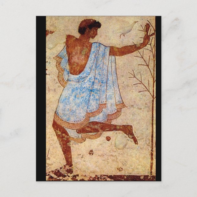 Dancer', Tarquinia, Tombe_Art of Antiquity Postcard (Front)