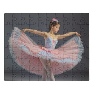 Dancer unfurling her tutu jigsaw puzzle