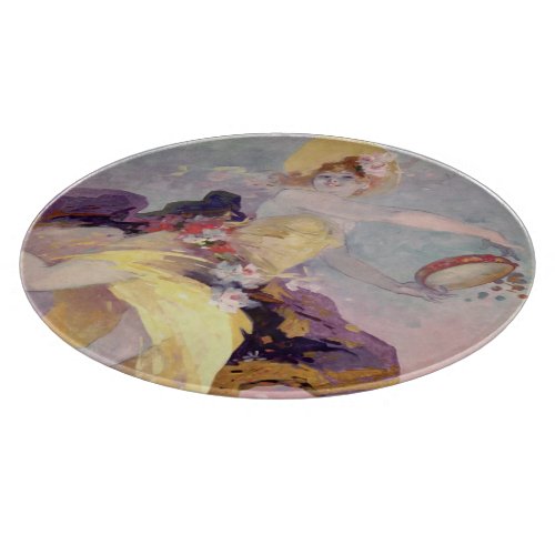 Dancer with a Basque Tambourine Cutting Board