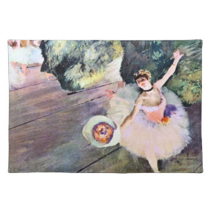 Dancer with a Bouquet of Flowers by Edgar Degas Placemat
