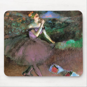 Dancer with Bouquets by Degas Mouse Pad