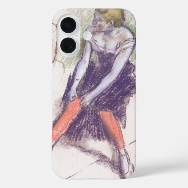 Dancer with Red Stockings by Edgar Degas Case-Mate iPhone Case (Back)