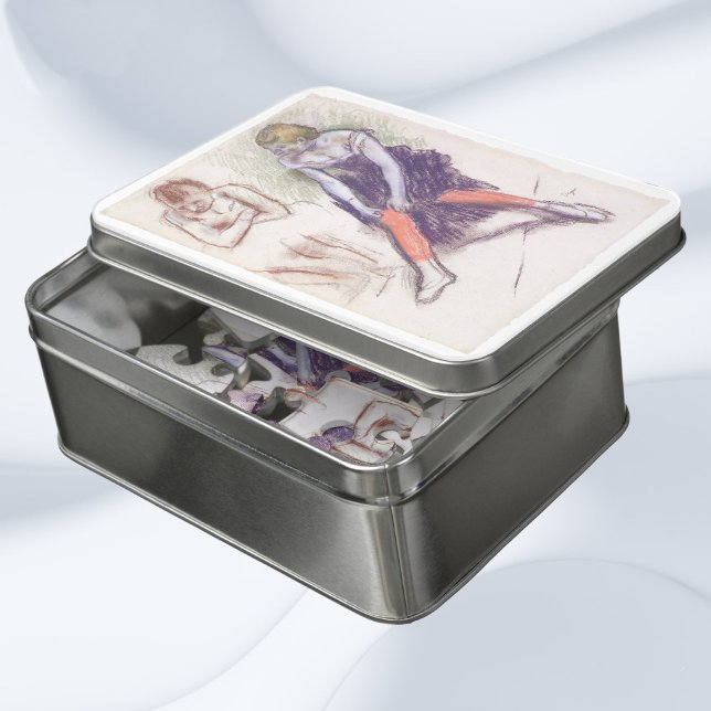 Dancer with Red Stockings by Edgar Degas Jigsaw Puzzle (Creator Uploaded)