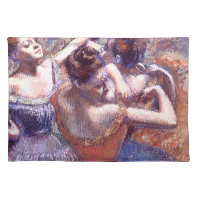 Dancers 1899 Edgar Degas    Cloth Placemat (Front)