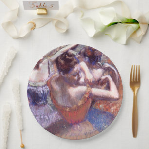 Dancers 1899 Edgar Degas Paper Plates