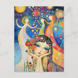 Dancers And Daydreams Postcard