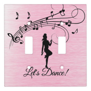 Dancers and Music Tap 4 Light Switch Cover