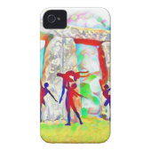 Dancers at Stonehenge Case-Mate iPhone Case (Back)