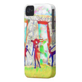 Dancers at Stonehenge Case-Mate iPhone Case (Back Left)