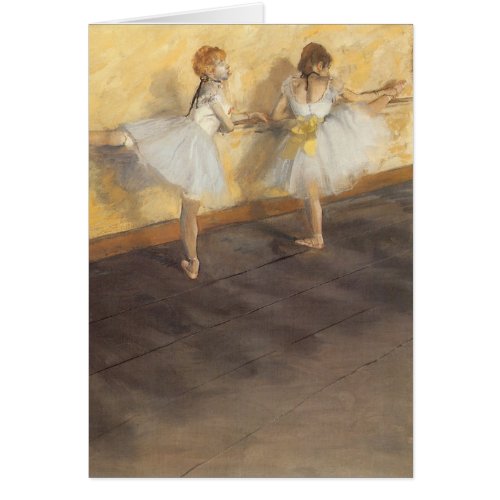 Dancers at the Bar by Edgar Degas Vintage Ballet
