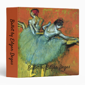 Dancers at the Bar by Edgar Degas, Vintage Ballet 3 Ring Binder