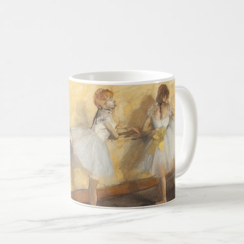 Dancers at the Bar by Edgar Degas Vintage Ballet Coffee Mug