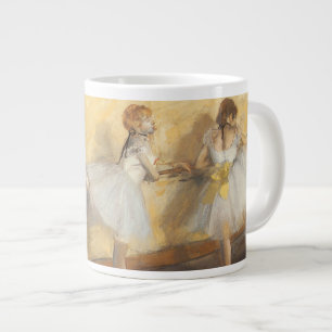 Dancers at the Bar by Edgar Degas, Vintage Ballet Large Coffee Mug