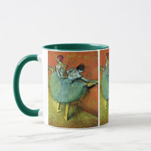 Dancers at the Bar by Edgar Degas, Vintage Ballet Mug