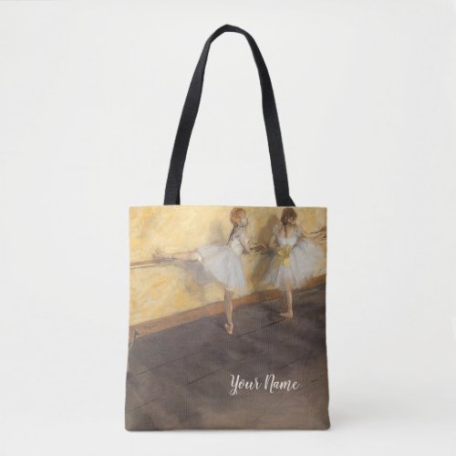 Dancers at the Bar by Edgar Degas Vintage Ballet Tote Bag