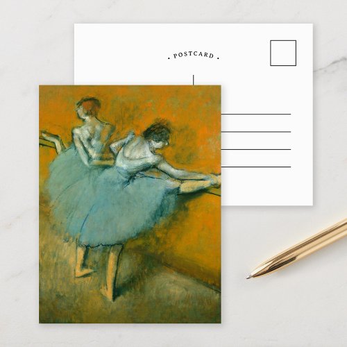 Dancers at the Barre  Edgar Degas Postcard