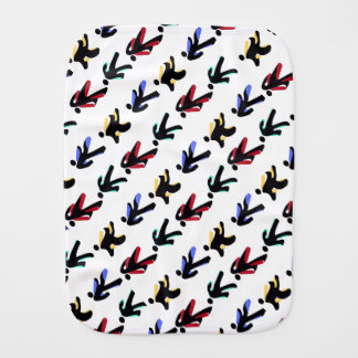 dancers baby burp cloth