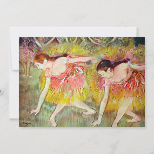 Dancers Bending Down by Edgar Degas, Ballet Art