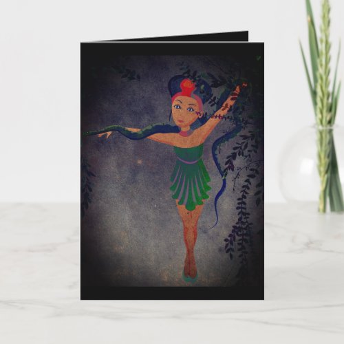 DANCERS BIRTHDAY CARD