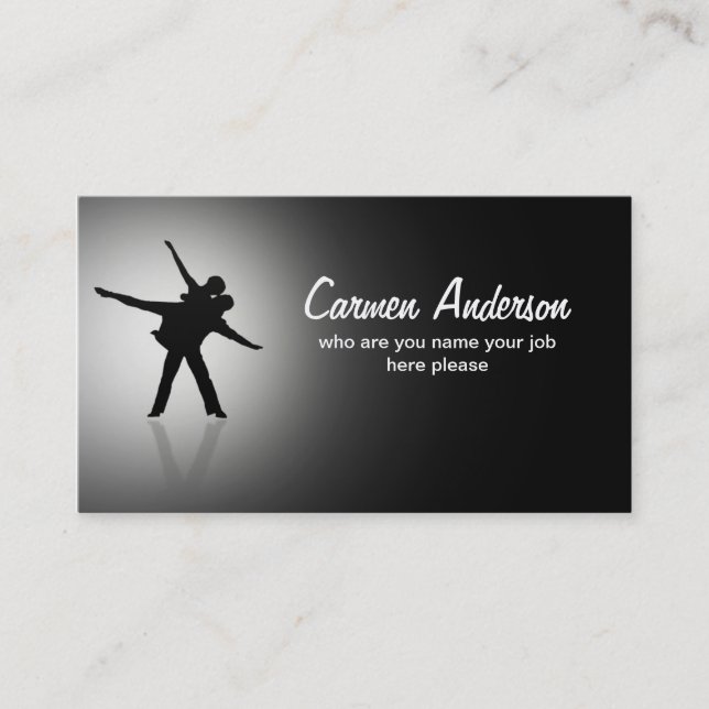 dancers business card (Front)