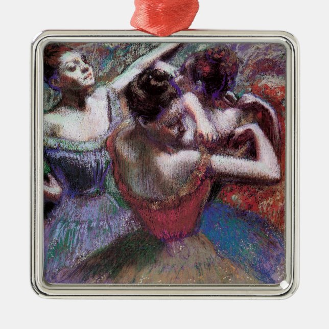 Dancers by Degas Metal Ornament (Front)