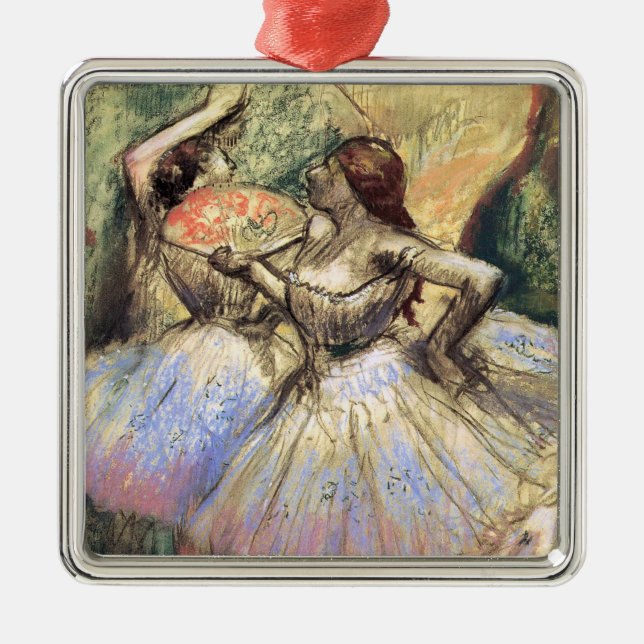Dancers by Degas Metal Ornament (Front)