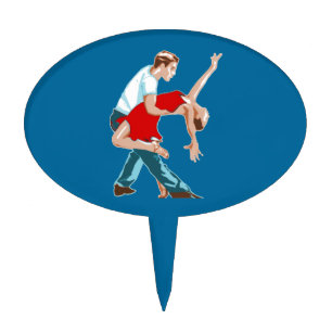 dancers cake topper