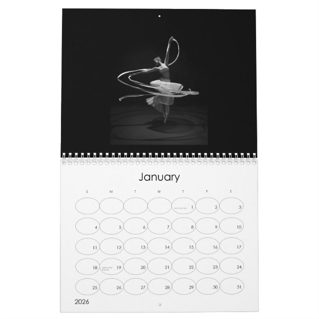Dancers Calendar (Jan 2026)