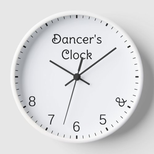 Dancers Clock _ Funny Dance Humor 5 6 7 8