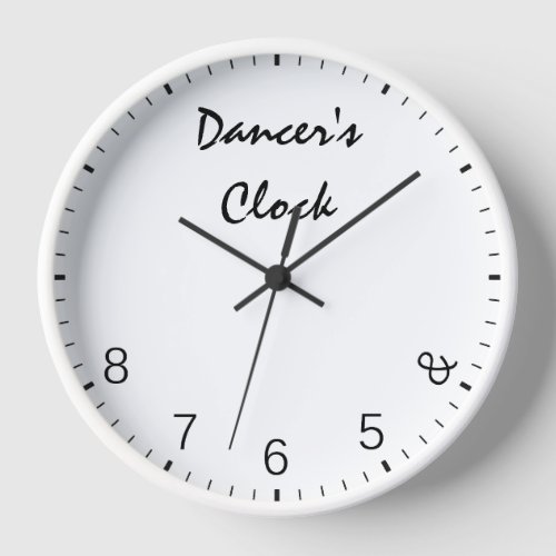 Dancers Clock _ Funny Dancing Dance Humor 5678