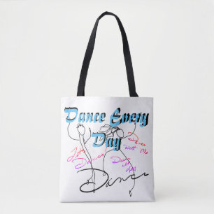 Dancers Dance Tote Bag 
