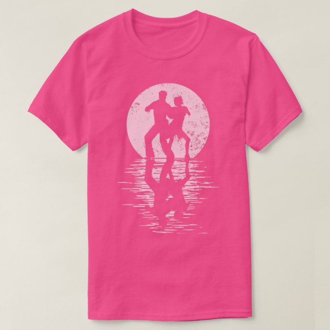 Dancers Dancing Couples Dancing Rumba Fox Salsa 3 T-Shirt (Design Front)