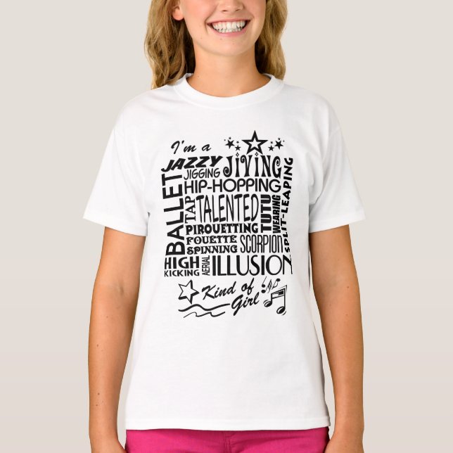 Dancer's, Dancing Kind of Girl T-shirt (Front)