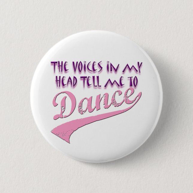Dancers Delight Apparel and Merchandise Pinback Button (Front)
