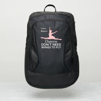 Dancers don't need wings to fly ballerina quote