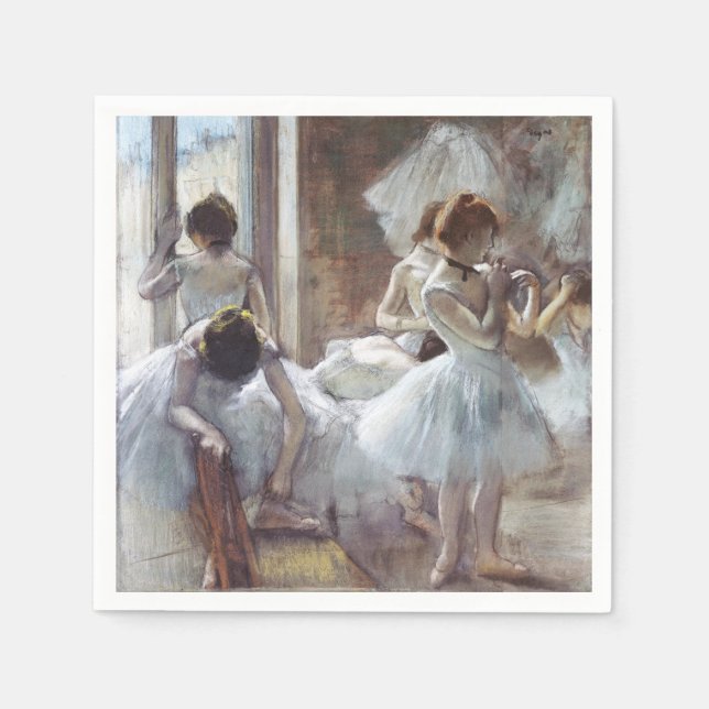 Dancers Edgar Degas    Napkins (Front)