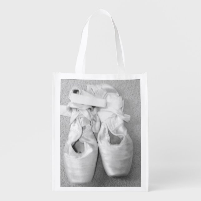 Dancers En Pointe Photograph  Grocery Bag (Front)
