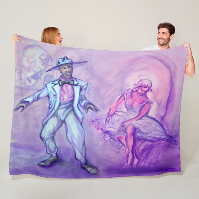 Dancers Fleece Blanket (In Situ)