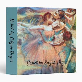 Dancers in a Landscape by Edgar Degas 3 Ring Binder