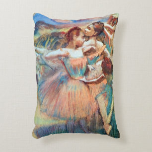 Dancers in a Landscape by Edgar Degas Accent Pillow