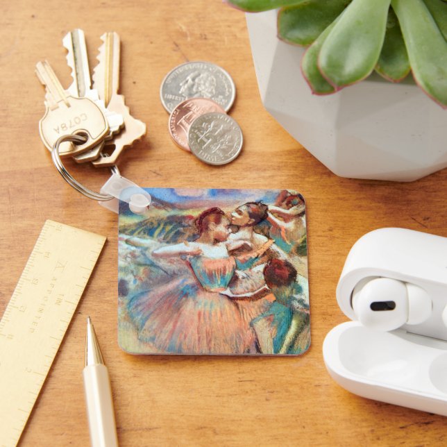 Dancers in a Landscape by Edgar Degas Keychain (Desk)