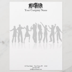 Dancers in Black and White Letterhead
